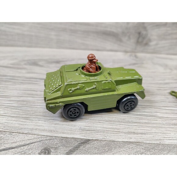 Vintage 1973 Lesney Matchbox Rolamatics No 28 & Gun Diecast Car Made in England - Picture 7 of 10